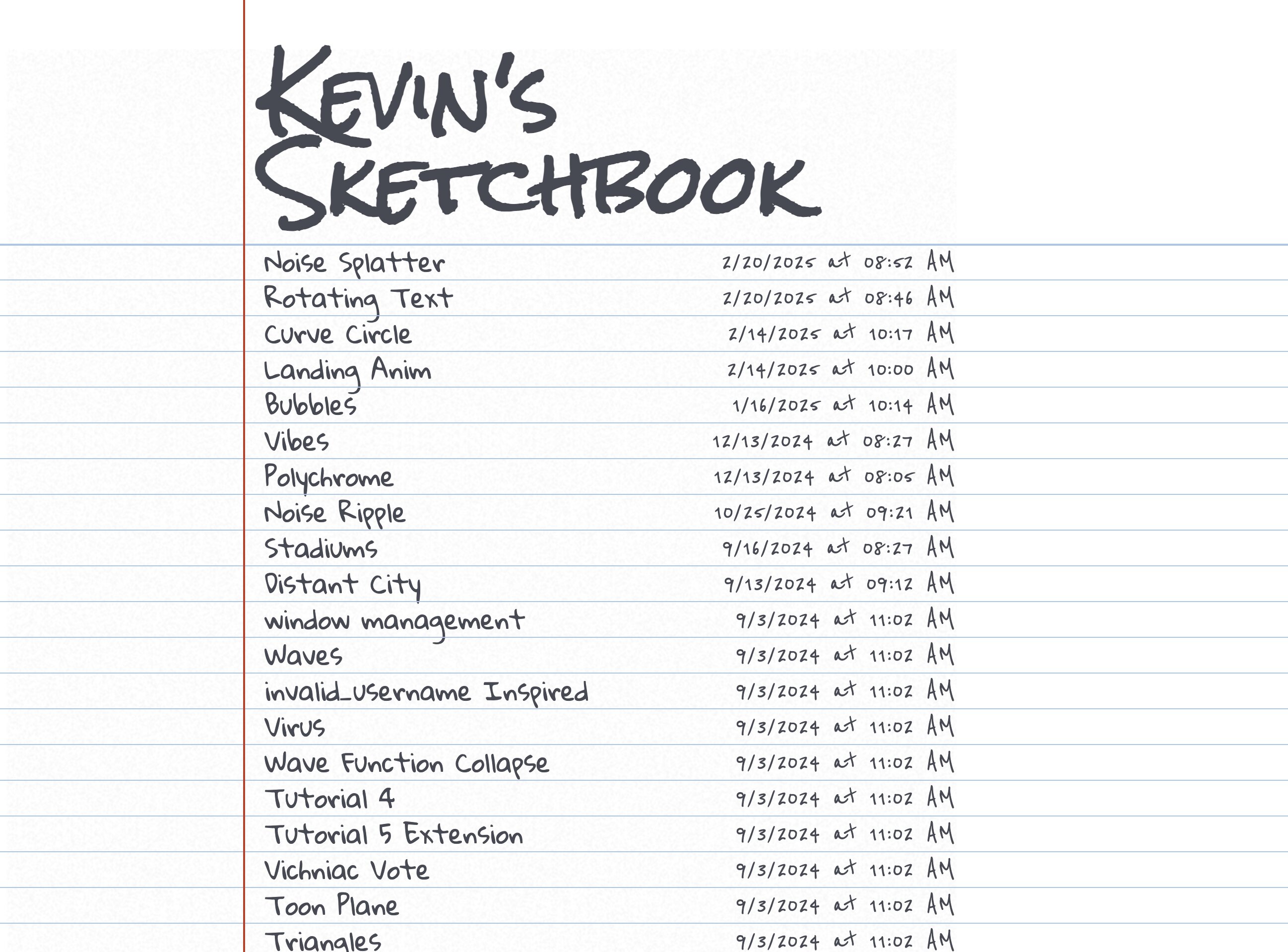 Sketchbook